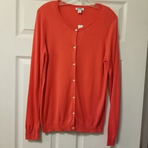 NWT Old Navy womens large cardigan coral